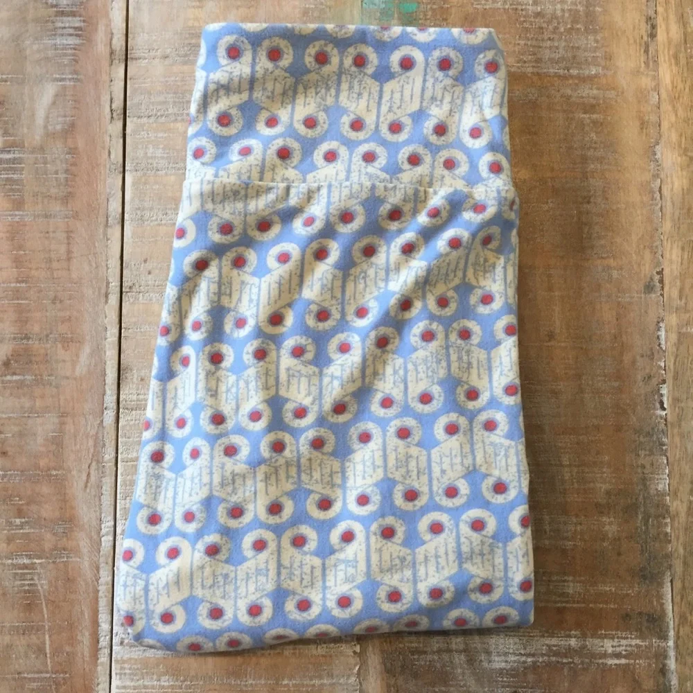 Lularoe One Size Leggings blue white one size